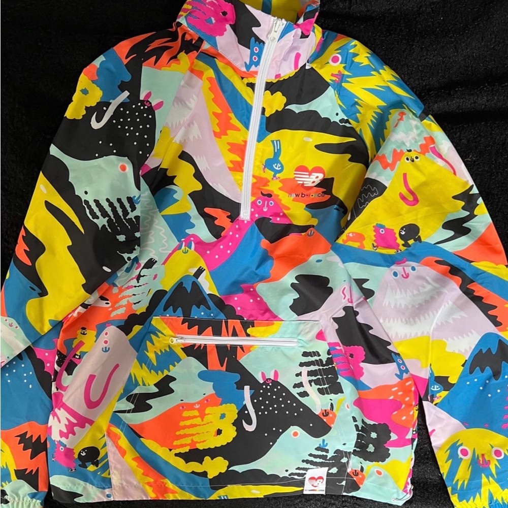 New Balance x Zoie Lamb Pride running jacket anorak womens small
